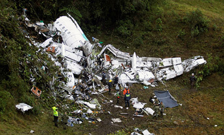 Revelan la razón del accidente aéreo del club brasileño en Colombia